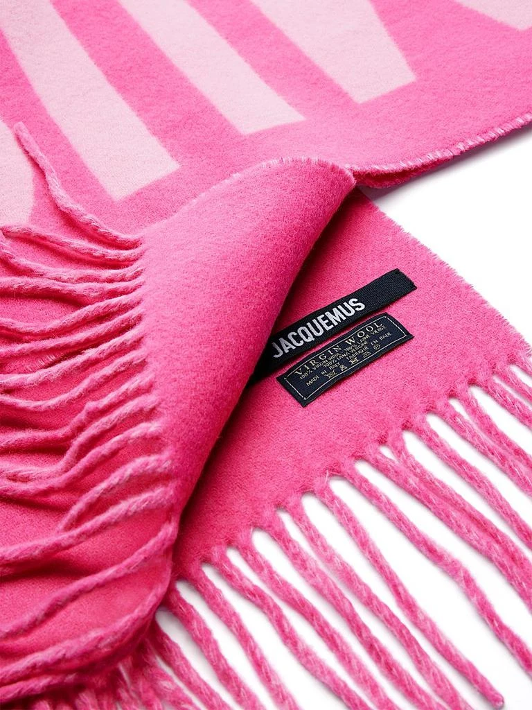 商品Jacquemus|Wool Logo Scarf,价格¥1829,第2张图片详细描述