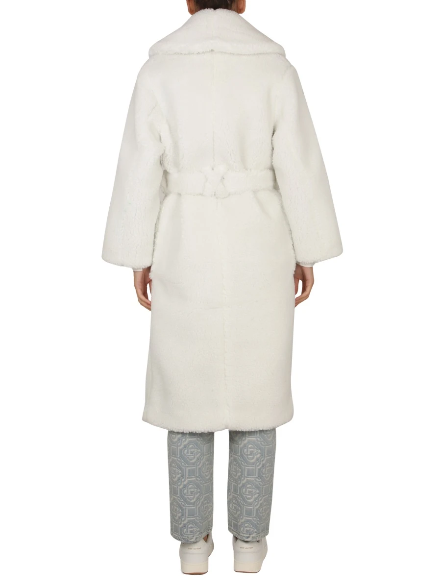 商品【商品预售7天】 Casablanca|Casablanca 女士大衣 WF22OT05201FSOFFWHITE 白色,价格¥3577,第4张图片详细描述