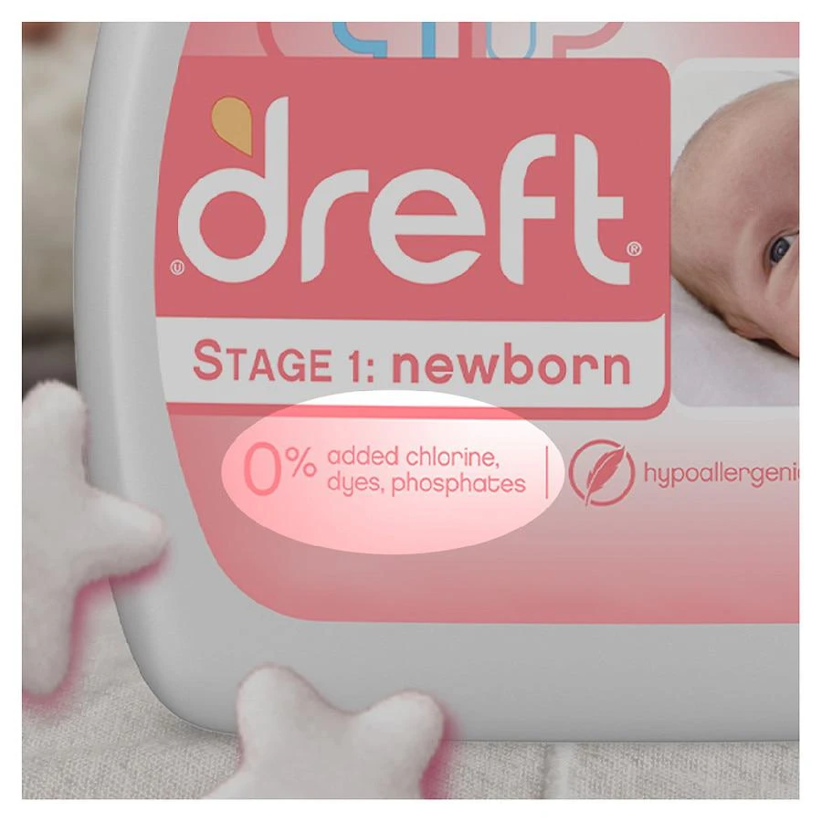 商品Dreft|Liquid Newborn Laundry Detergent,价格¥119,第3张图片详细描述