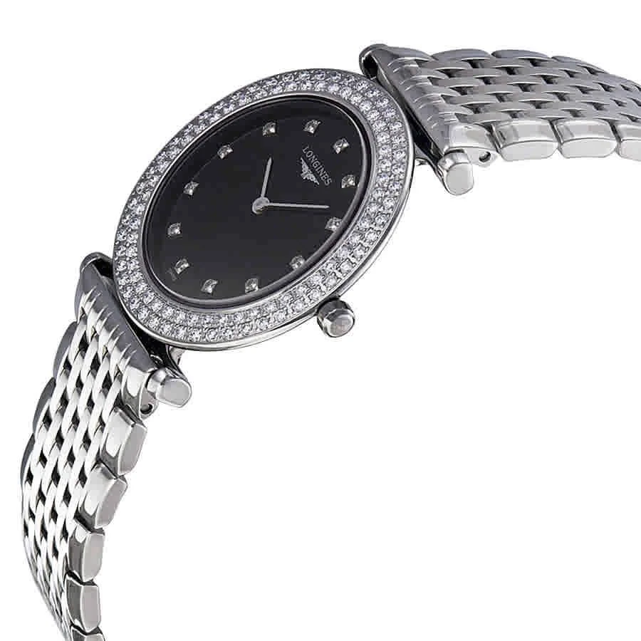 商品Longines|La Grande Classique Black Dial Stainless Steel Ladies Watch L43080576,价格¥19715,第2张图片详细描述