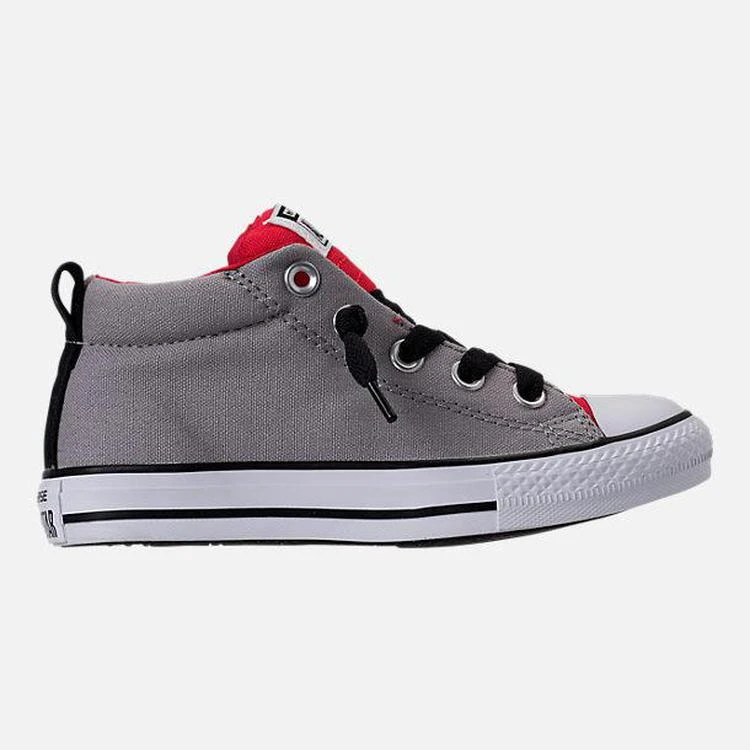 商品Converse|Boys' Little Kids' Converse Chuck Taylor Street Mid Casual Shoes,价格¥112,第3张图片详细描述