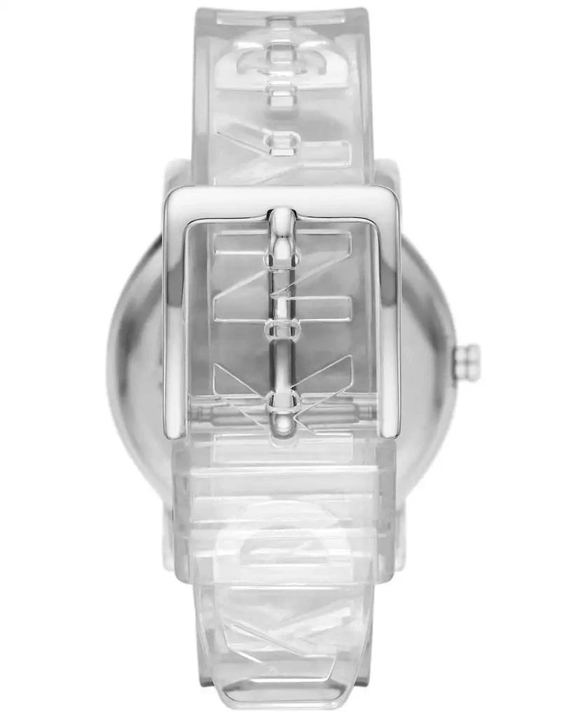 商品DKNY|Women's Soho Clear Strap Watch 34mm,价格¥427,第2张图片详细描述