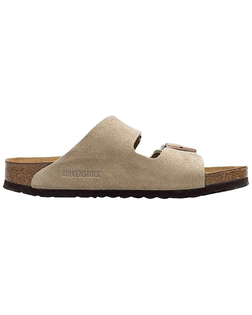 商品Birkenstock|Birkenstock Arizona Narrow Fit Leather Suede Footbed Sandal,价格¥859,第2张图片详细描述