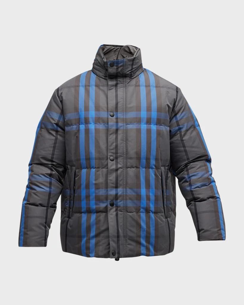 商品Burberry|Men's Digby Check Puffer Jacket,价格¥5438,第2张图片详细描述