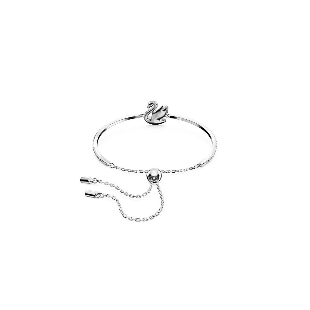 商品Swarovski|Crystal Swan Iconic Swan Bangle,价格¥990,第2张图片详细描述