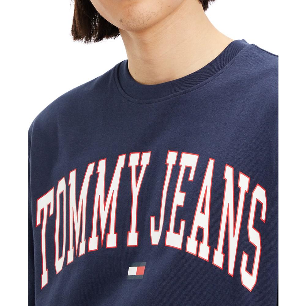 Tommy Jean's Men's Split Hem Flag T-Shirt商品第3张图片规格展示