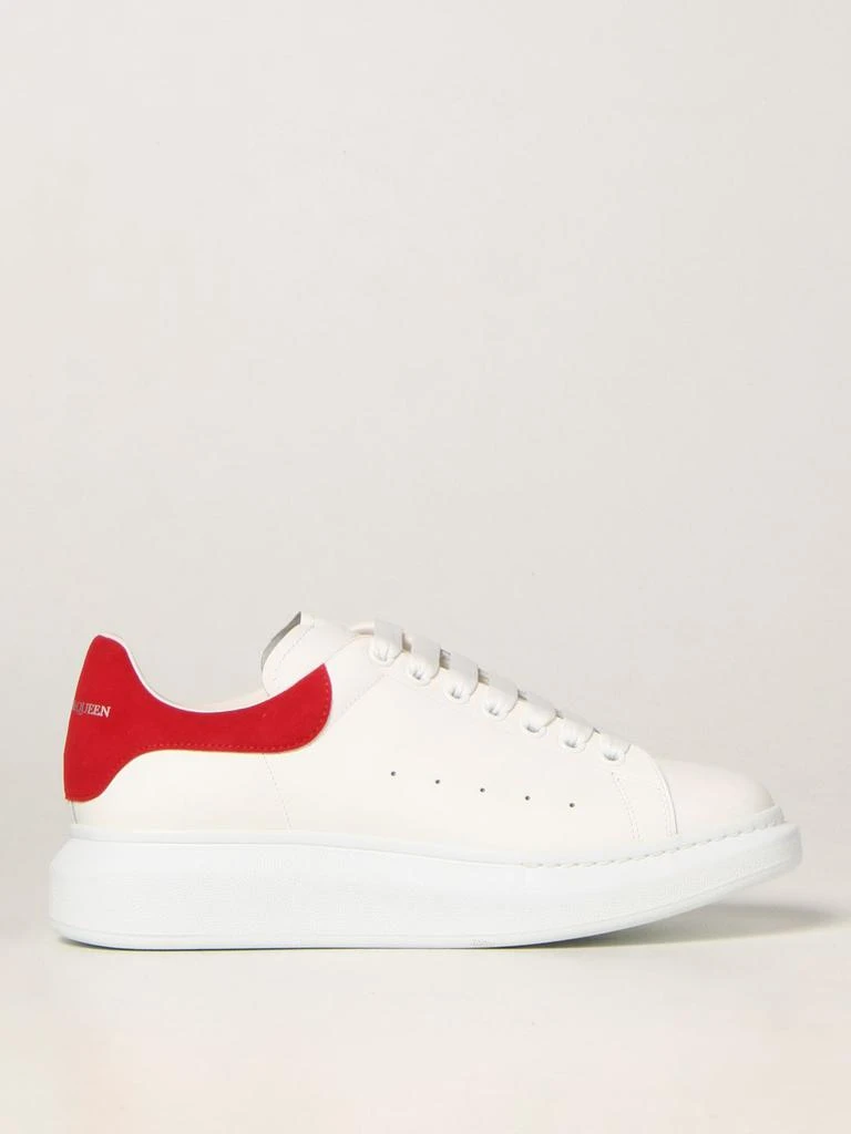 商品Alexander McQueen|Alexander McQueen Larry smooth leather sneakers,价格¥3549,第1张图片