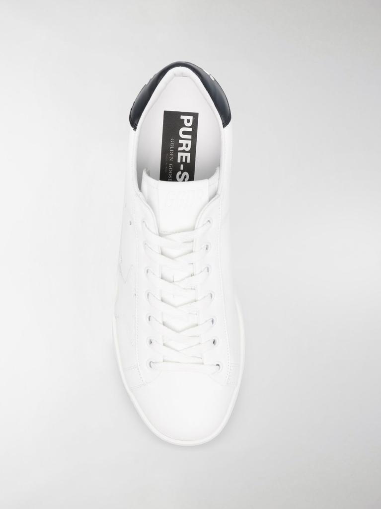 商品Golden Goose|GOLDEN GOOSE Pure Star leather sneakers,价格¥2747,第4张图片详细描述