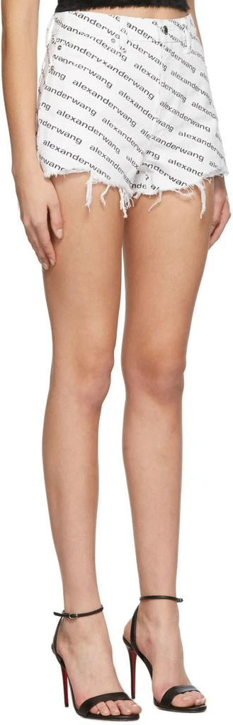 商品Alexander Wang|White Bite Logo Shorts,价格¥1979,第2张图片详细描述