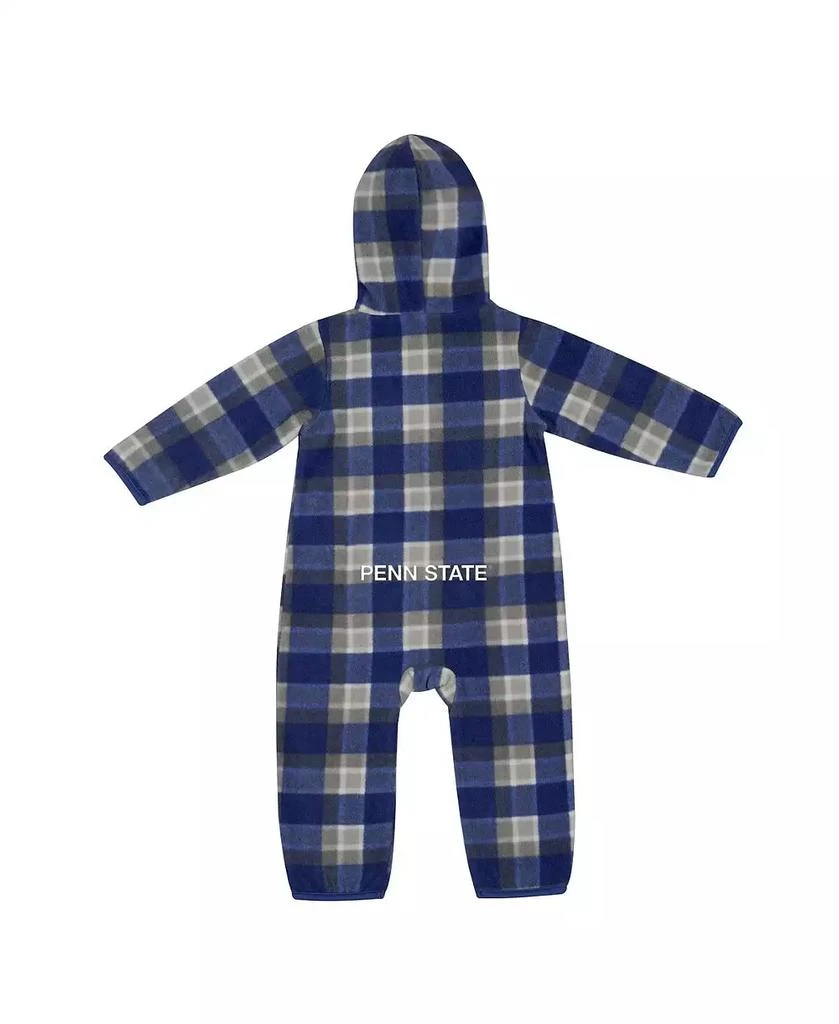 商品Colosseum|Baby Boys and Girls Navy, Gray Penn State Nittany Lions Farays Plaid Full-Zip Hoodie Jumper,价格¥240,第2张图片详细描述