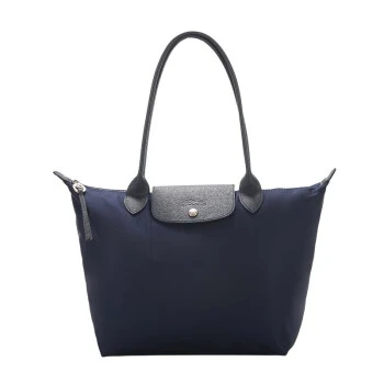 商品[国内直发] Longchamp|珑骧 LONGCHAMP 女士LE PLIAGE NÉO系列海军蓝色小号长柄织物手提单肩包饺子包 L2605 598 006,价格¥774,第1张图片