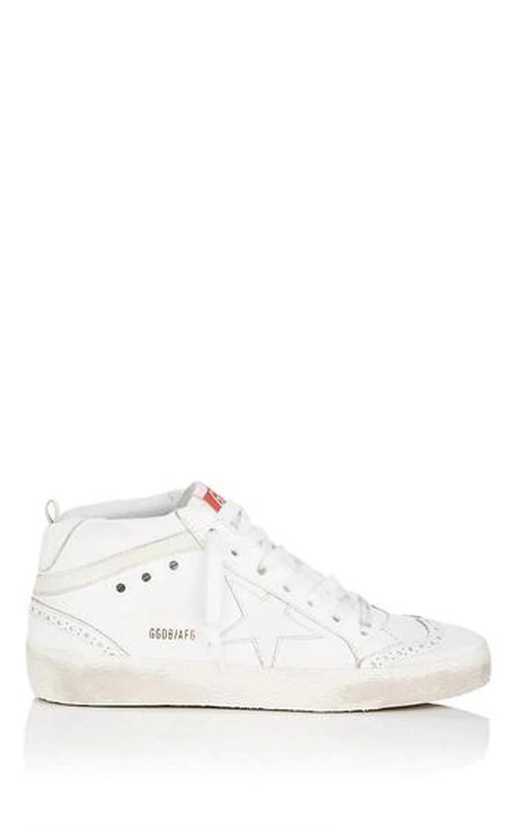 商品Golden Goose|Women's Mid Star Suede Sneakers,价格¥3942,第1张图片