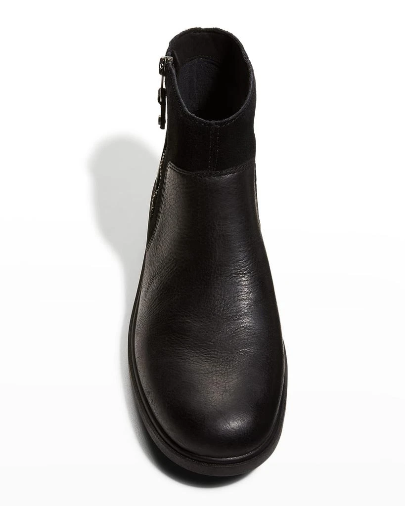 商品UGG|Harrison Waterproof Mix-Leather Zip Ankle Booties,价格¥377,第5张图片详细描述