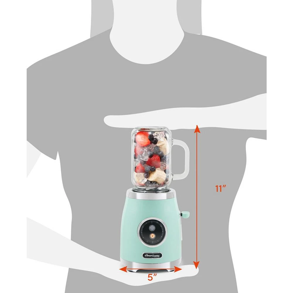 商品Elite Gourmet|2 Cup Mason Jar Personal Smoothie Blender with Sports Bottle, 300W,价格¥484,第2张图片详细描述