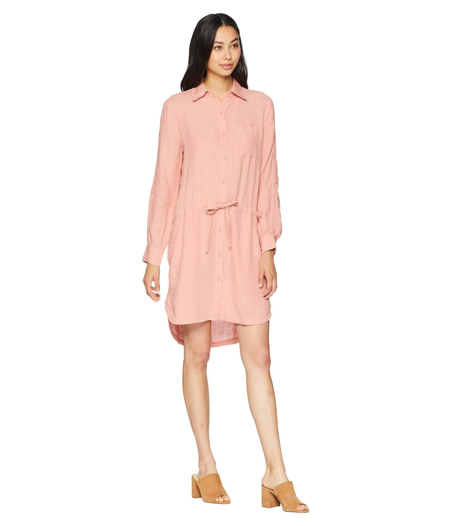 商品Juicy Couture|Washed Linen Shirtdress,价格¥213,第4张图片详细描述