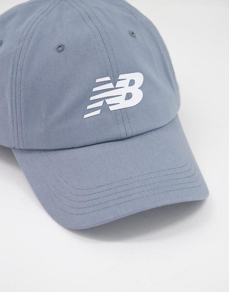 New Balance core logo baseball cap in grey商品第4张图片规格展示