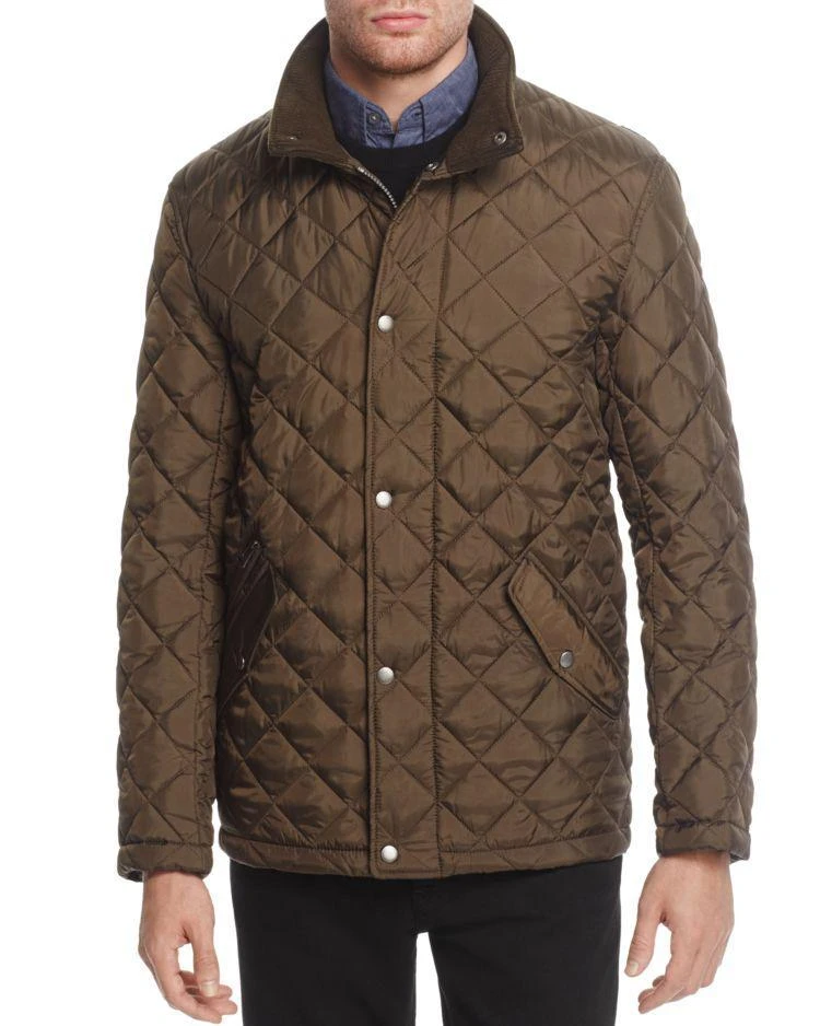 商品Cole Haan|Diamond Quilted Snap Jacket,价格¥2230,第1张图片