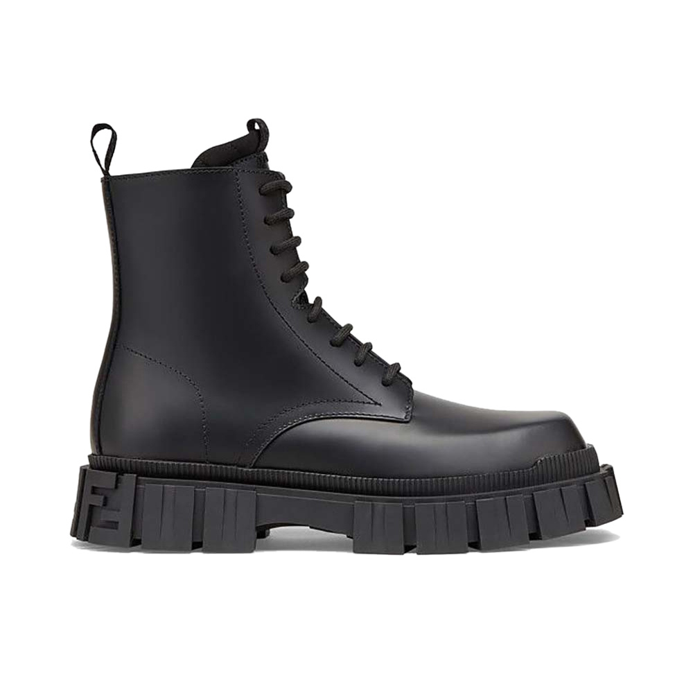 商品Fendi|FENDI 男士黑色牛皮短靴 7U1447-AD74-F0ABB,价格¥4805,第1张图片