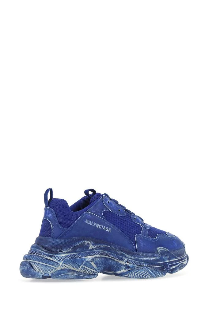 商品Balenciaga|Electric blue mesh and synthetic leather Triple S sneakers,价格¥7126,第2张图片详细描述