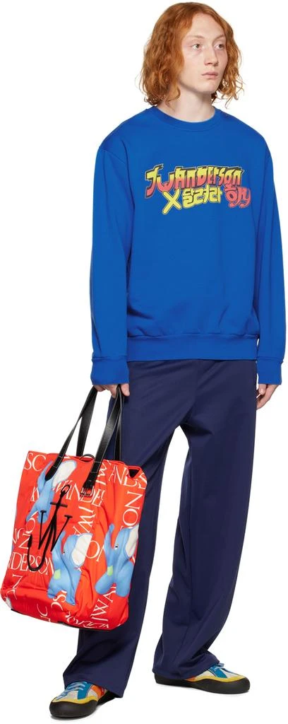 商品JW Anderson|Blue Run Hany Edition Graphic Sweatshirt,价格¥701,第4张图片详细描述