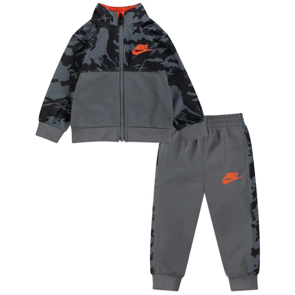 商品NIKE|Baby Boys Camo Tricot Jacket and Joggers, 2 Piece Set,价格¥218,第1张图片