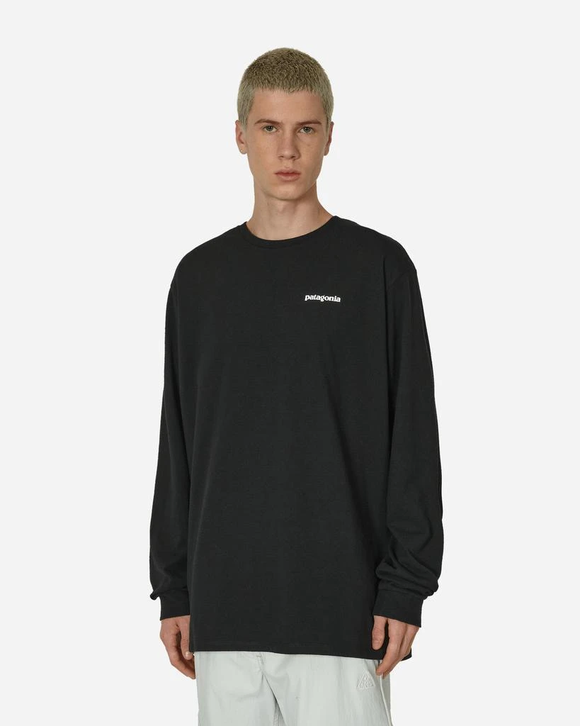 商品Patagonia|P-6 Logo Responsibili Longsleeve T-Shirt Black,价格¥347,第1张图片