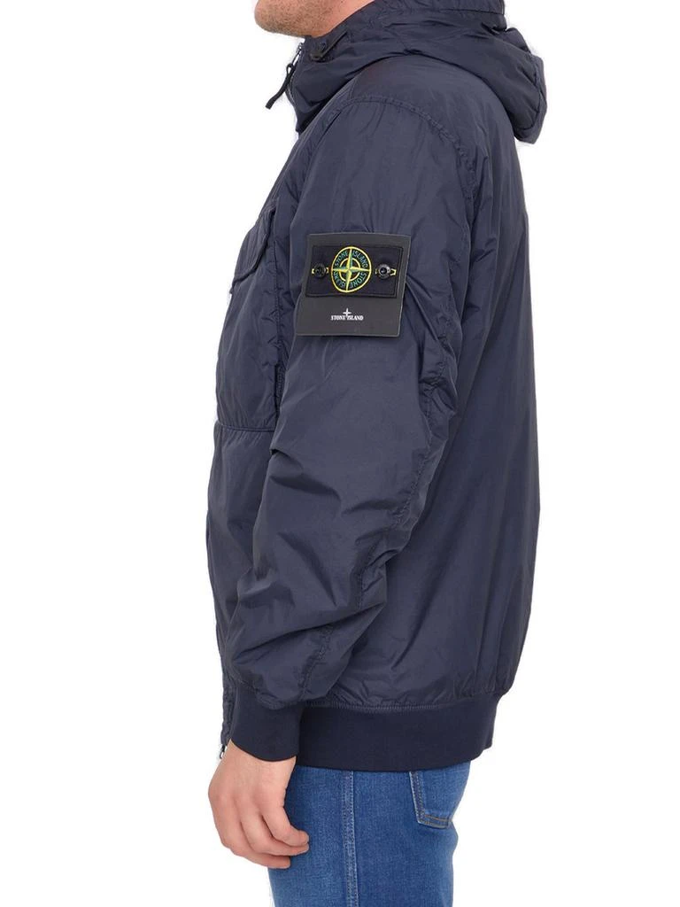 商品Stone Island|Stone Island Logo Patch Zip-Up Padded Jacket,价格¥5580,第5张图片详细描述