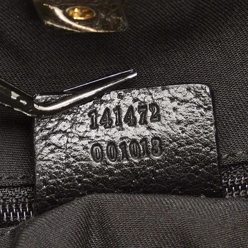 Gucci Black GG Canvas Abbey D-Ring Tote Bag 商品