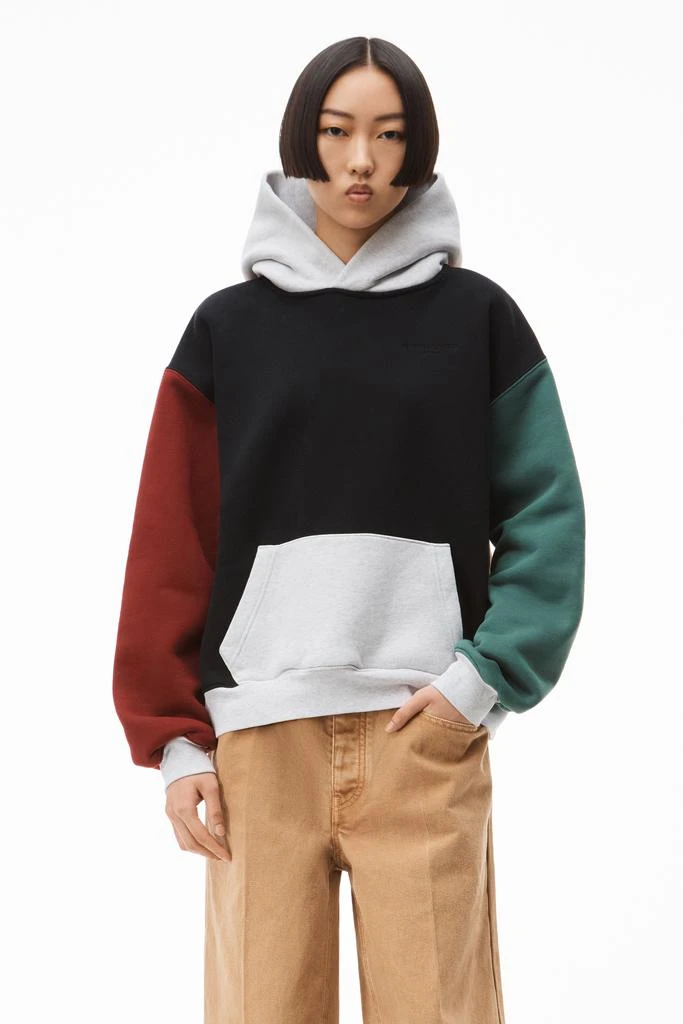 商品Alexander Wang|COLORBLOCK HOODIE IN TERRY,价格¥1490,第2张图片详细描述