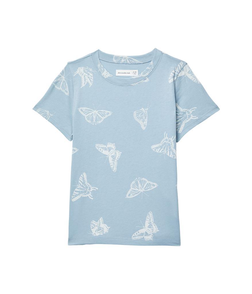 商品abercrombie kids|Short Sleeve Jersey Essentials Tee (Little Kids/Big Kids),价格¥112-¥134,第3张图片详细描述