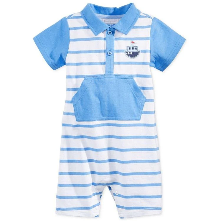 商品First Impressions|Striped Boat Romper, Baby Boys (0-24 months), Created for Macy's,价格¥43,第1张图片