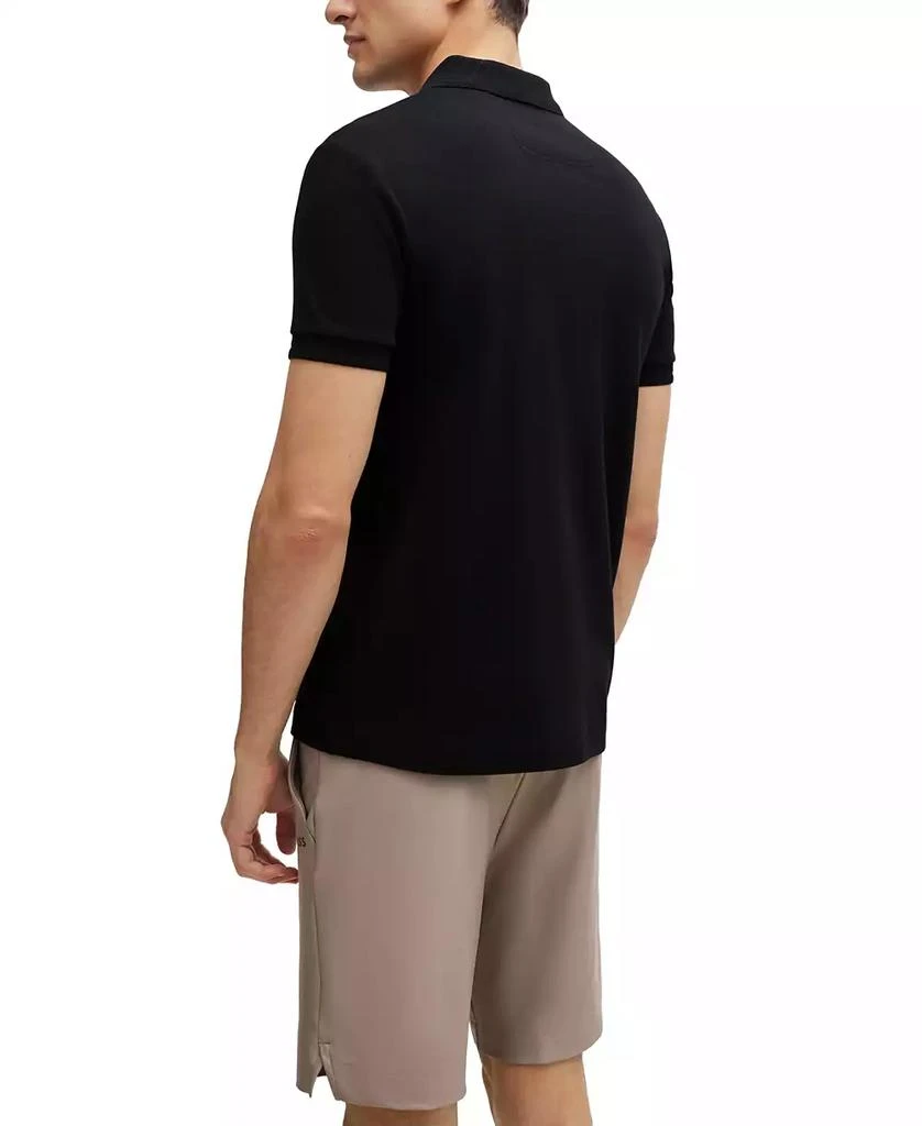 商品Hugo Boss|Men's Mesh Logo Slim-Fit Polo Shirt,价格¥530,第2张图片详细描述