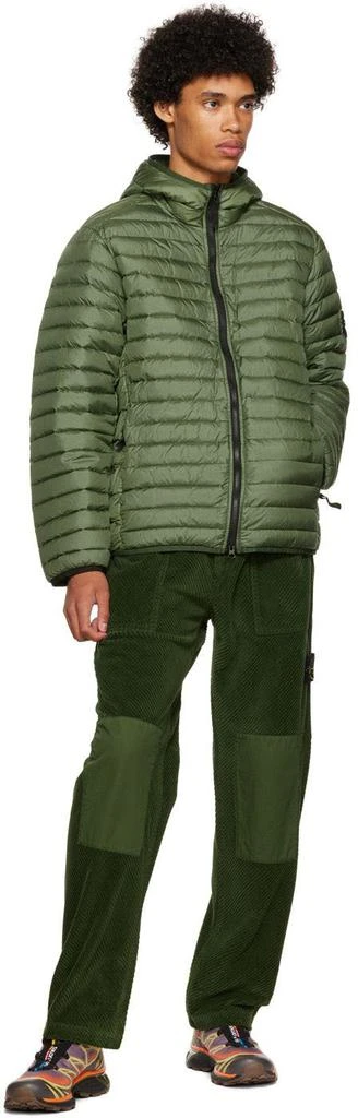 商品Stone Island|Green Quilted Down Jacket,价格¥7874,第5张图片详细描述