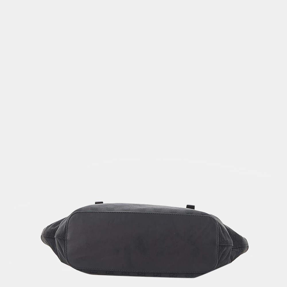 Gucci Black GG Canvas Tote Bag商品第4张图片规格展示