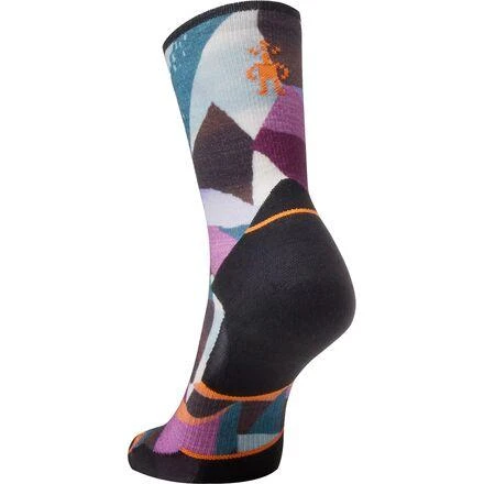 商品SmartWool|Athlete Edition Run Mosaic Pieces Print Crew Sock - Women's,价格¥123,第2张图片详细描述