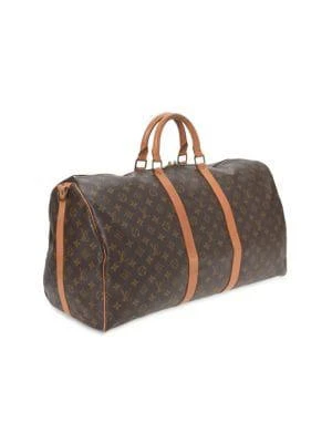 商品[二手商品] Louis Vuitton|Keepall 55 Bandoulière Canvas Duffel Bag,价格¥14580,第5张图片详细描述