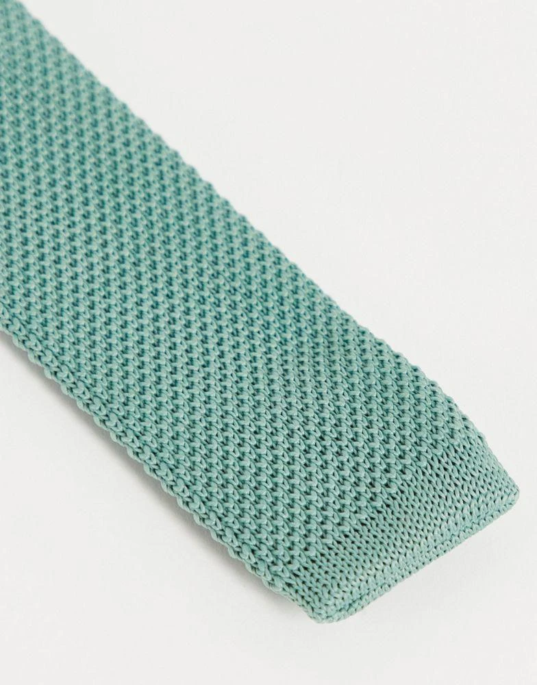 商品ASOS|Noak knitted tie in sage green,价格¥112,第3张图片详细描述