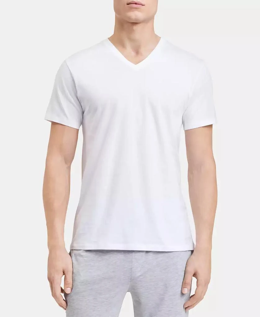 商品Calvin Klein|Men's 5-Pk. Cotton Classics V-Neck Undershirts, Created for Macy's,价格¥370,第2张图片详细描述