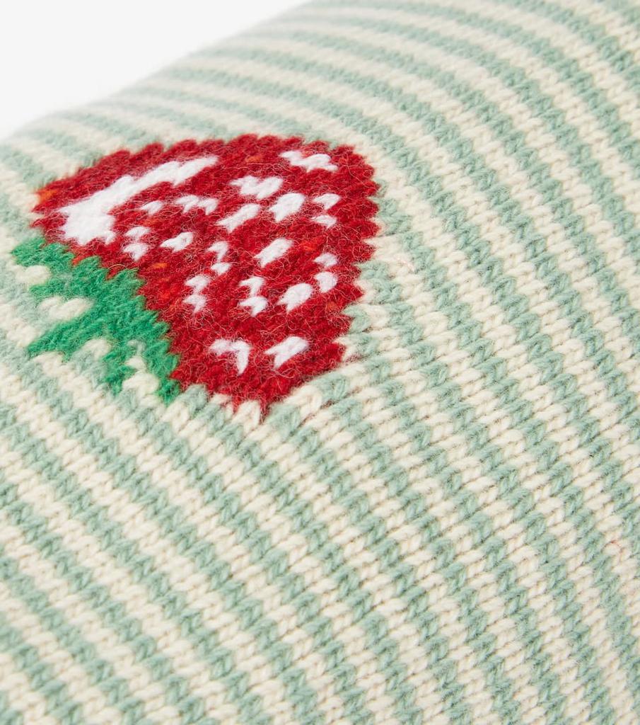 Exclusive to Mytheresa – Strawberry intarsia-knit dog coat商品第4张图片规格展示