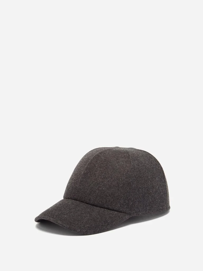 商品Prada|Triangle-logo felted-wool baseball cap,价格¥4631,第1张图片