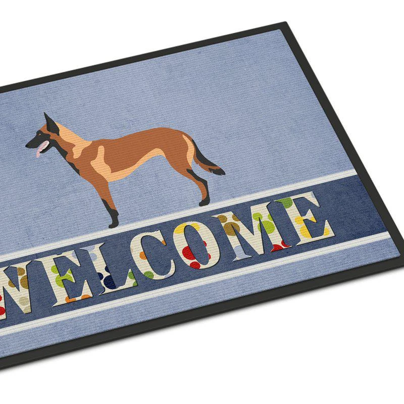 商品Caroline's Treasures|24 in x 36 in Malinois Belgian Shepherd  Door Mat Indoor/Outdoor,价格¥312,第1张图片