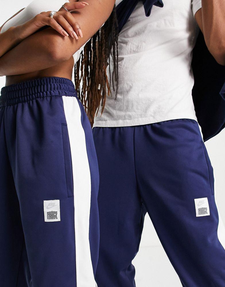 Nike Basketball Starting Five Therma-FIT unisex fleece joggers in navy商品第3张图片规格展示