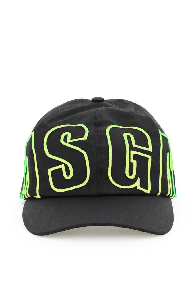 Msgm fluo logo baseball cap商品第1张图片规格展示