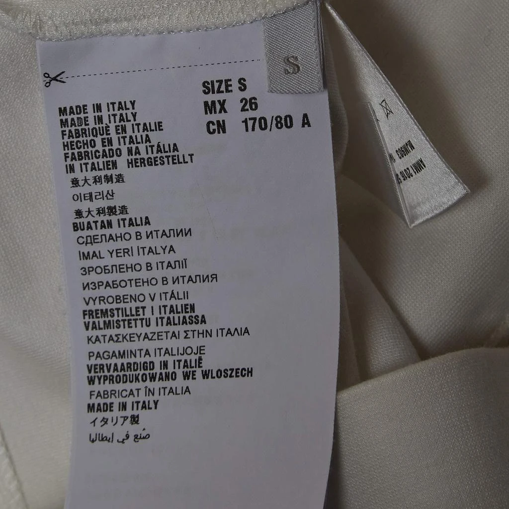 商品[二手商品] Miu Miu|Miu Miu White Knit Lace Trim Top S,价格¥882,第5张图片详细描述