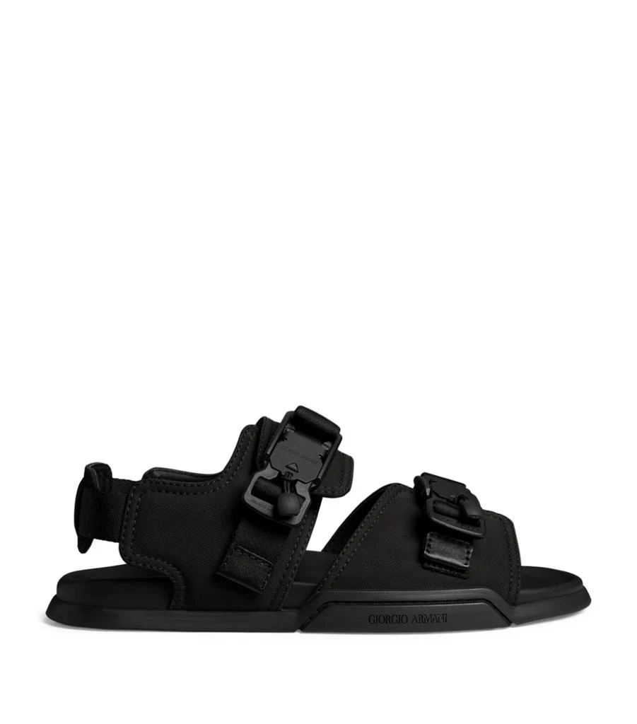 商品Giorgio Armani|Embossed-Logo Sandals,价格¥6940,第1张图片