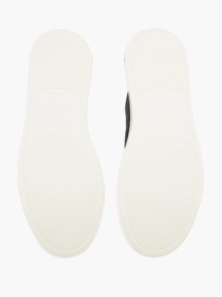 商品Zegna|Triple Stitch grained-leather trainers,价格¥4407,第4张图片详细描述
