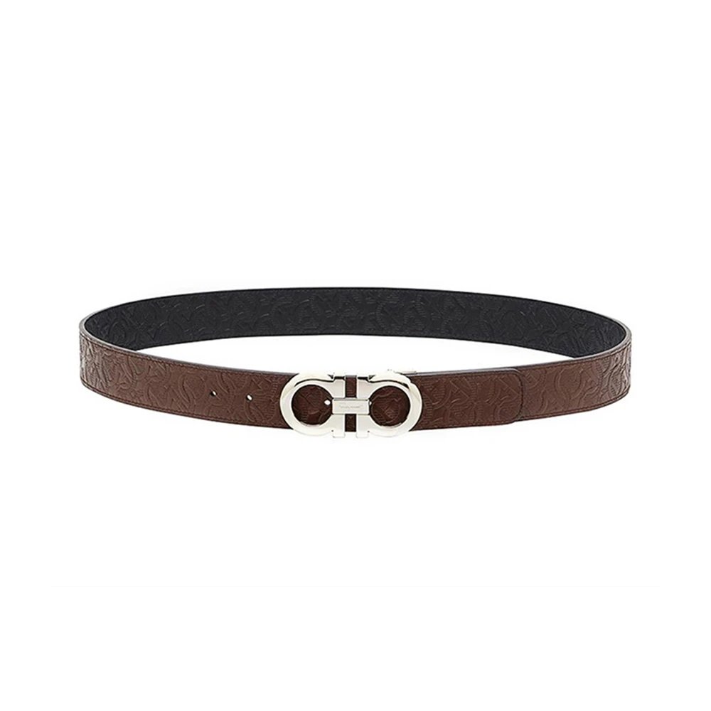 SALVATORE FERRAGAMO 黑色男士腰带 67-5542-741409 商品