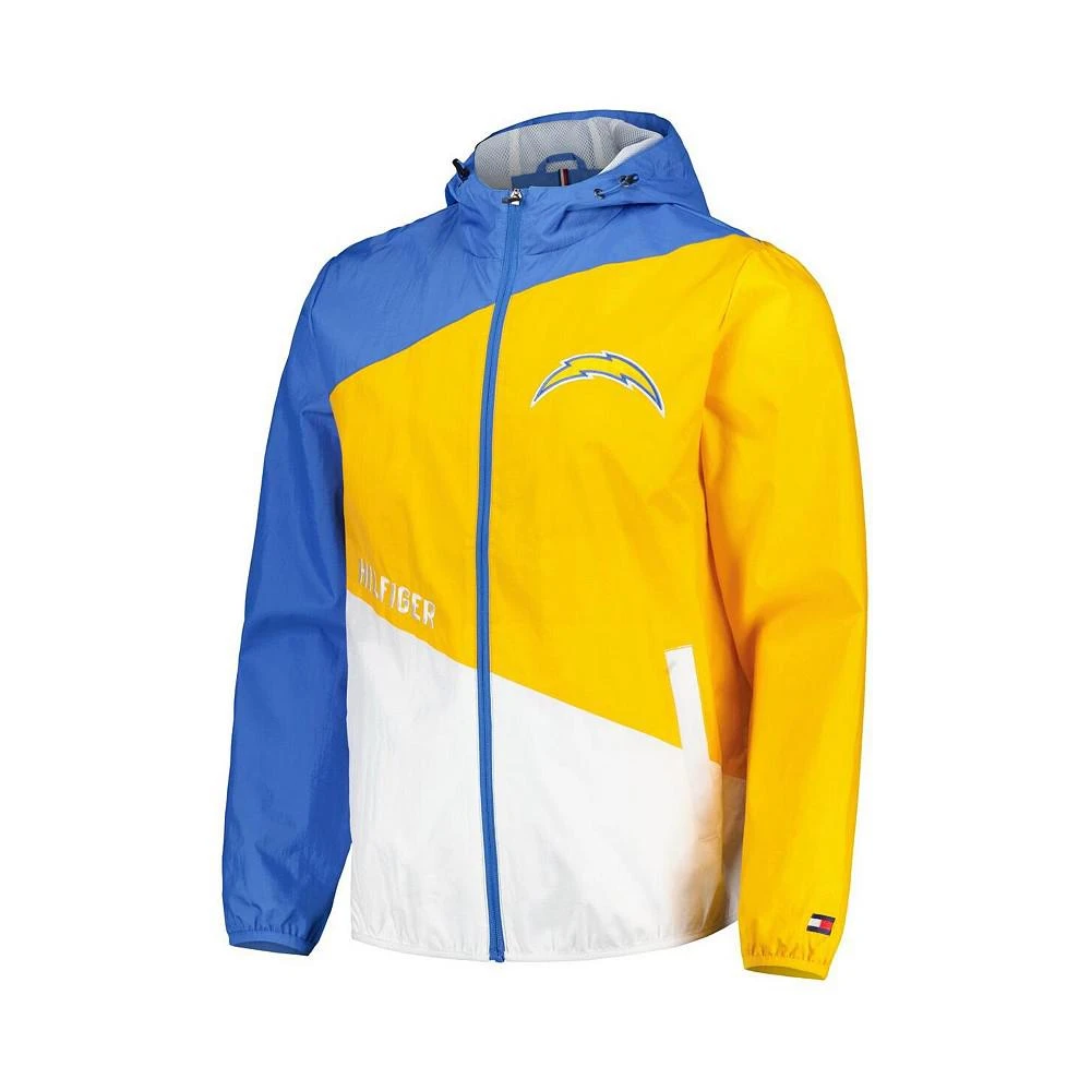 商品Tommy Hilfiger|Men's Powder Blue, Gold Los Angeles Chargers Bill Full-Zip Jacket,价格¥713,第2张图片详细描述