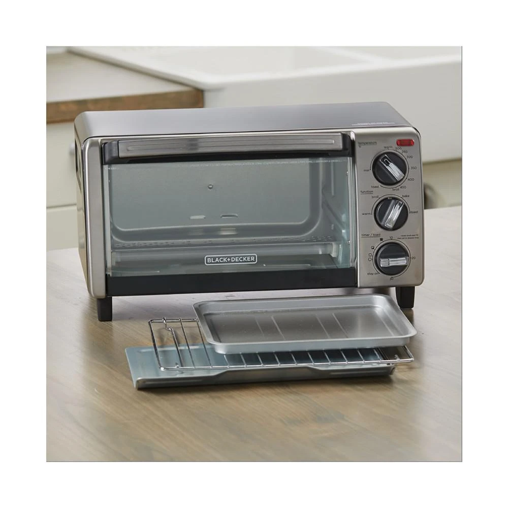 商品Black & Decker|4-Slice Toaster Oven,价格¥603,第4张图片详细描述