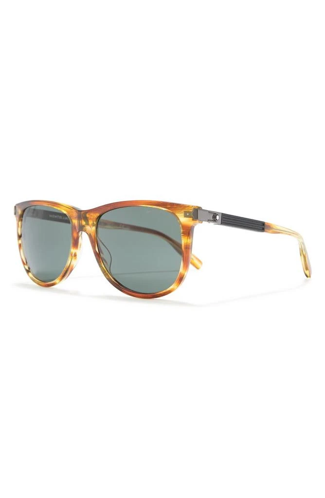 商品MontBlanc|57mm Square Sunglasses,价格¥816,第2张图片详细描述